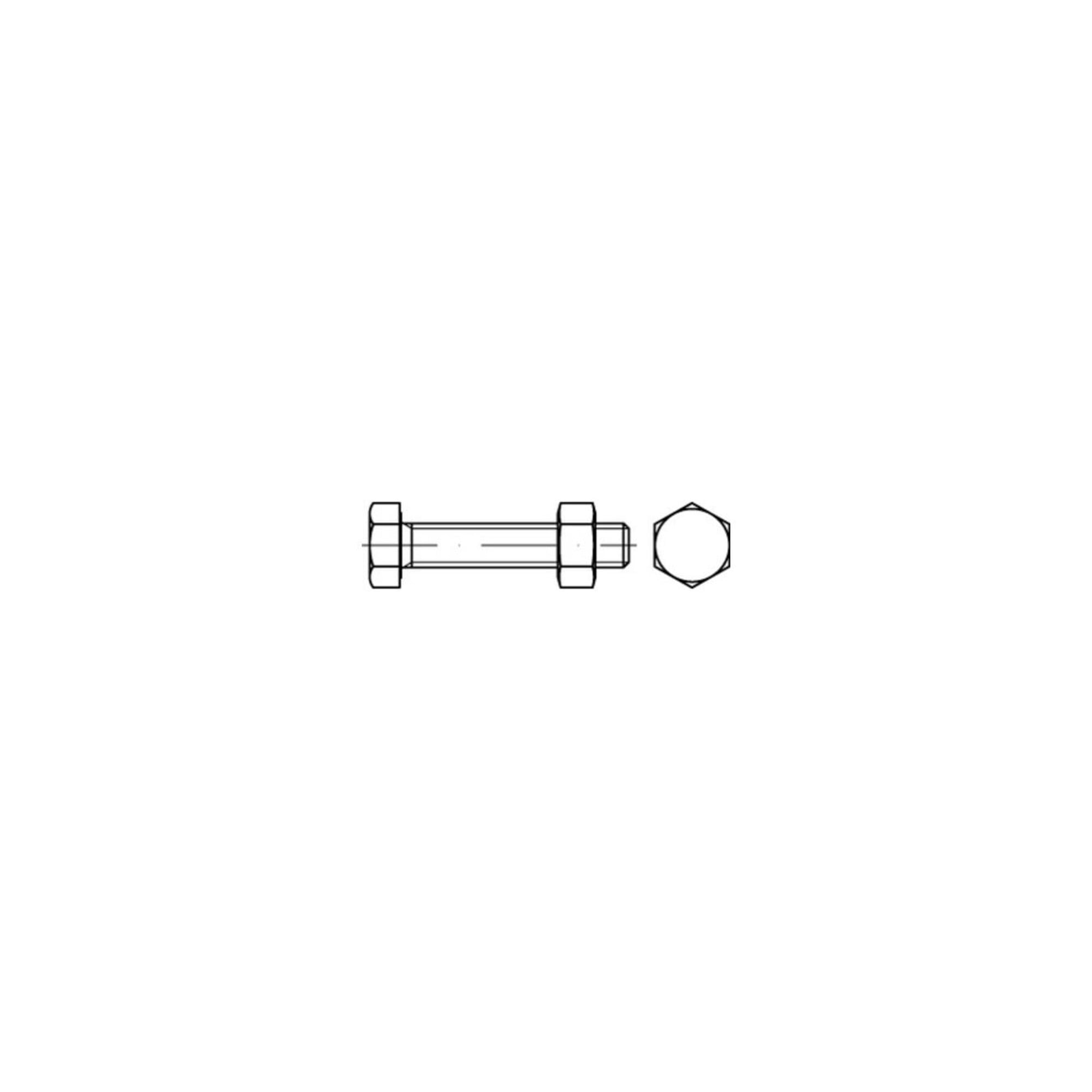 ISO 4017 SB-Schrauben-Garnituren 8.8U CE Mu M 16 x 70 tZn SB nach EN 15048 tZn S ; Industrial Quality Supplies