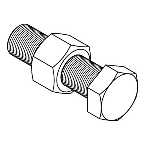 ISO 4017 Sechskantschraube mit Gewinde bis Kopf ISO-Schlüsselweiten, 5.6 Mu Kl.5 tZn AD W11 M16x35HP