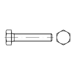 ISO 4017 Sechskantschraube VG M6x35 Edelstahl A4 70 blank