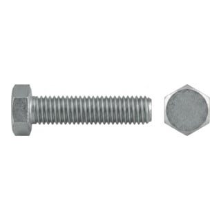 ISO 4017 Sechskantschraube VG Edelstahl A2 blank