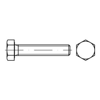 ISO 4017 Sechskantschraube VG M4x6 Messing blank