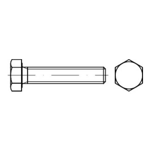 ISO 4017 Vis à tête hexagonale avec filetage jusqu'à la tête, clés ISO, inox A2 M22x30 HP