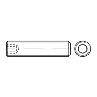 ISO 4026  Gewindestifte mit Kegelkuppe & Innensechskant 45 H M 12 x 50 galvanisch verzinkt gal Zn S
