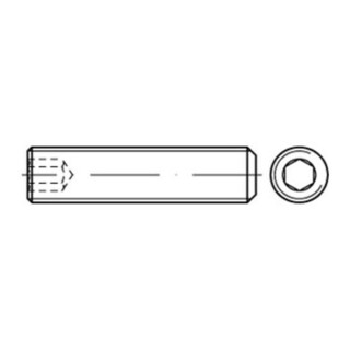 ISO 4026  Gewindestifte mit Kegelkuppe & Innensechskant A 1/A 2 M 8 x 40 rostfreiei A 1/A 2 S