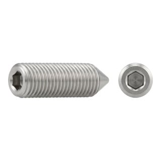 ISO 4027 Gewindestift A 2 M 5 x 4 rostfrei A 1/A 2