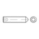 ISO 4027  Gewindestifte mit Spitze & Innensechskant 45 H M 6 x 25 galvanisch verzinkt gal Zn S-1