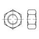 ISO 4032 8 Links Sechskantmuttern, ISO-Typ 1, mit metrischem Linksgewinde - Abmessung: M 16 -LH VE=S (50 Stück)