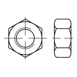 ISO 4032 Sechskantmutter AD-W2 Edelstahl A4 blank