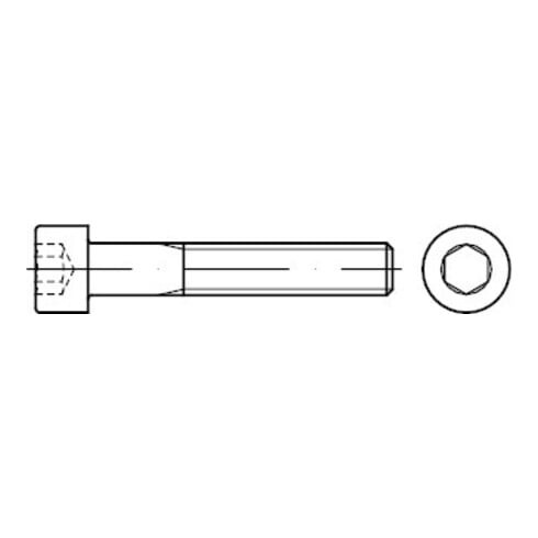 ISO 4762 Zylinderschraube, mit Innensechskant, 8.8 M5x6 HP