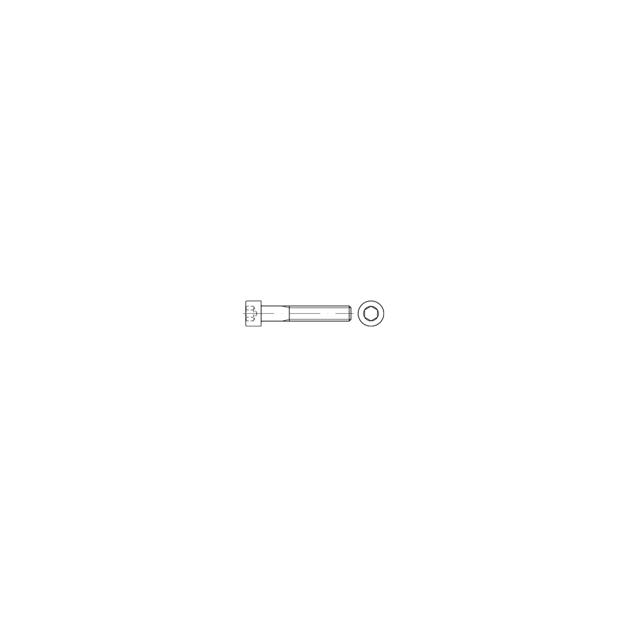 ISO 4762 Zylinderschrauben A 2 M 2 x 5 A 2 S ; Industrial Quality Supplies
