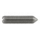 ISO 4766  Gewindestifte mit Kegelkuppe & Schlitz Messing M 4 x 8 Ms S