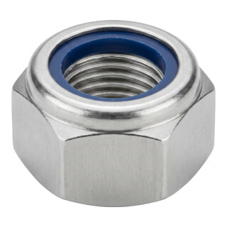 ISO 7040  Sechskantmuttern mit Klemmteil A 2 M 6 A 2 S