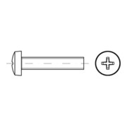 ISO 7045 Form C Linsenkopfschraube VG M2,5x14 Stahl 4.8 galvanisch verzinkt PH