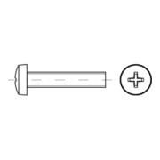 ISO 7045 Form C Linsenkopfschraube VG M2,5x4 Stahl 4.8 galvanisch verzinkt PH