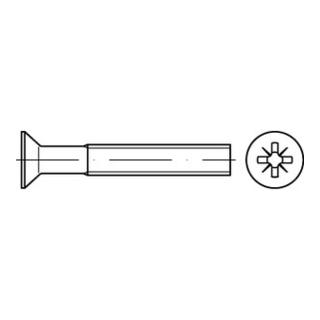 ISO 7046 Form CZ Senkkopfschraube M2x3 Edelstahl A2 blank PZ