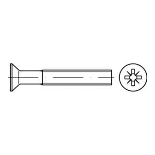 ISO 7046 Form CZ Senkkopfschraube M6x8 Edelstahl A2 blank PZ