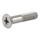 ISO 7047 Form C LinsenSenkkopfschraube M2,5x6 Edelstahl A2 blank PH