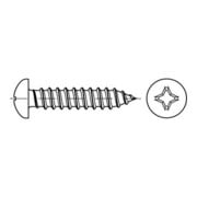 ISO 7049 Form C Linsenkopf-Blechschraube VG 3,9x45 Edelstahl A2 blank PH