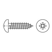 ISO 7049 Form CZ Linsenkopf-Blechschraube VG 2,2x6,5 Stahl galvanisch verzinkt PZ