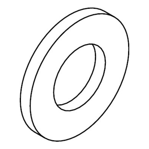 ISO 7089 Rondelle Forme A sans chanfrein, MS galNi 6 HP