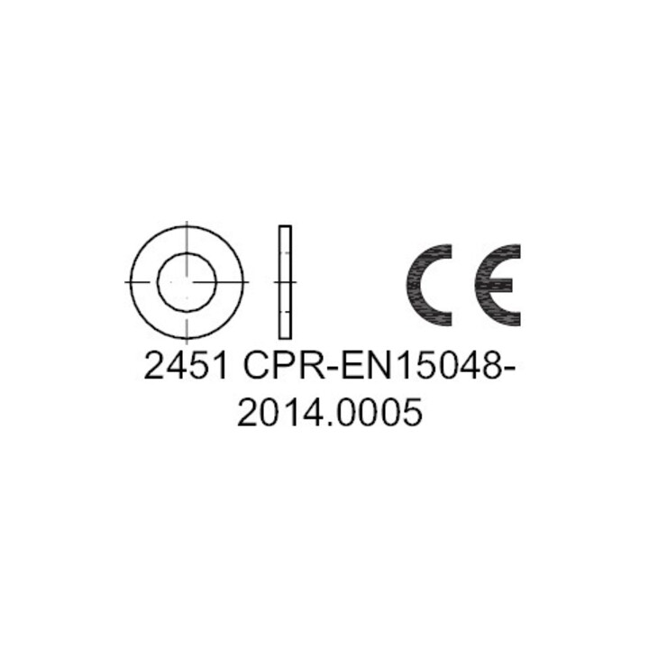 ISO 7089 Rondelle plate Forme A sans chanfrein, MS 3 KP