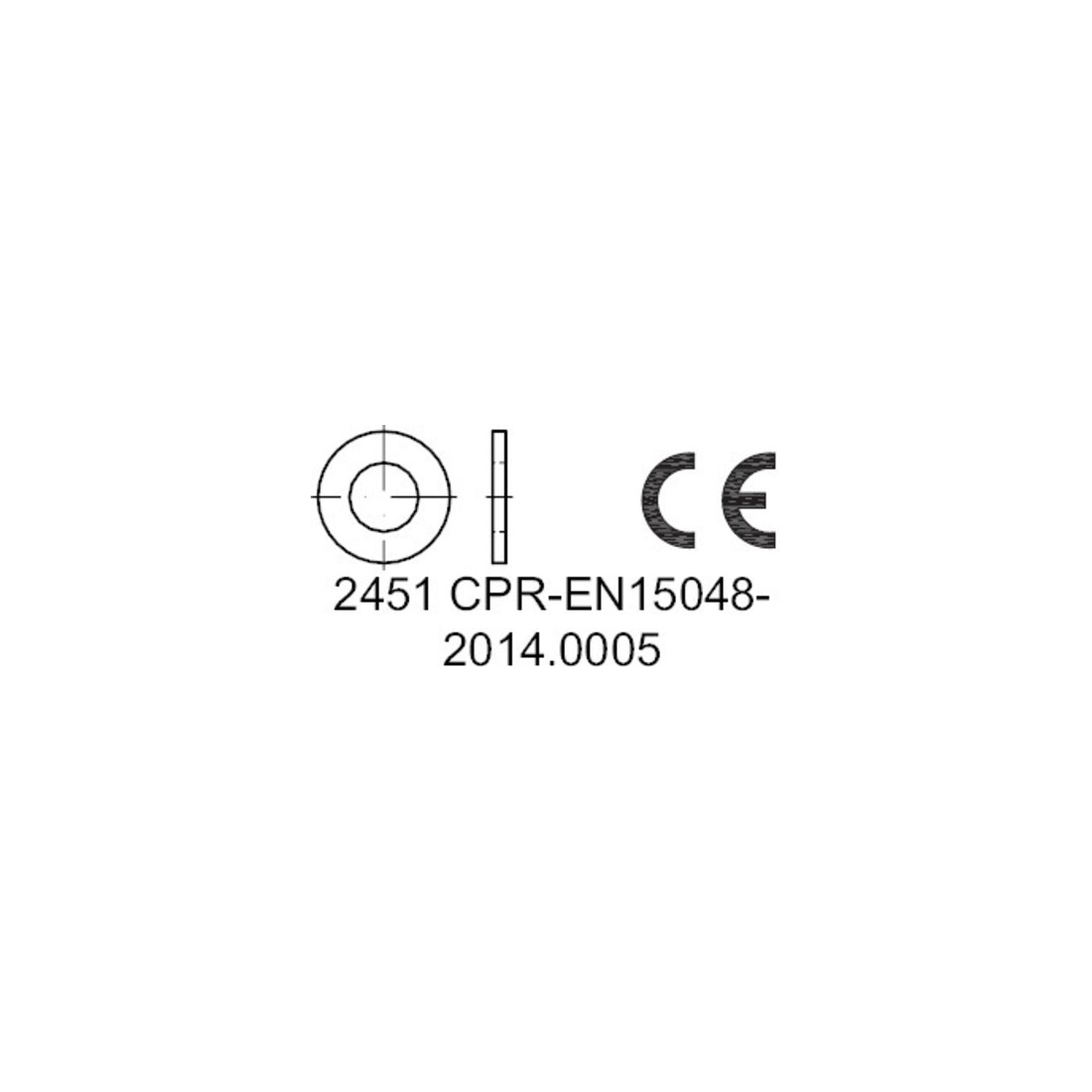 ISO 7089 Rondelle plate Forme A sans chanfrein, MS 3 KP
