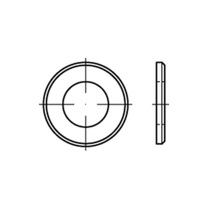 ISO 7090 Flache Scheiben A 2 200 HV 16 (17 x 30 x 3 ) A 2 K
