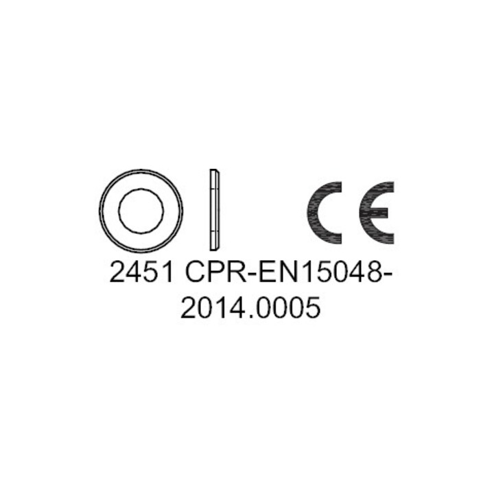 ISO 7090 Rondelle Forme B avec chanfrein, MS 22 HP
