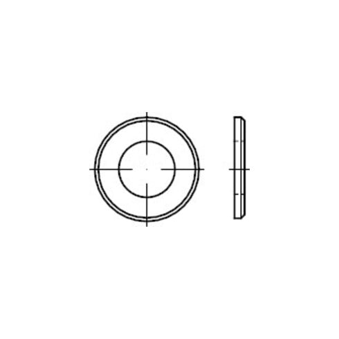 ISO 7090 Unterlegscheibe Form B mit Fase, 1.4571 200HV 5 HP