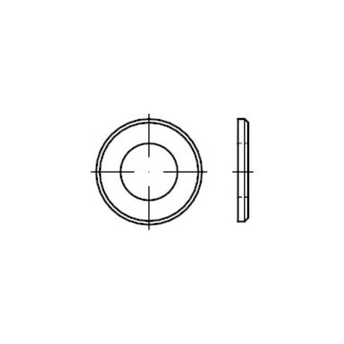 ISO 7090 Unterlegscheibe Form B mit Fase, ST 200HV tZn 8 HP