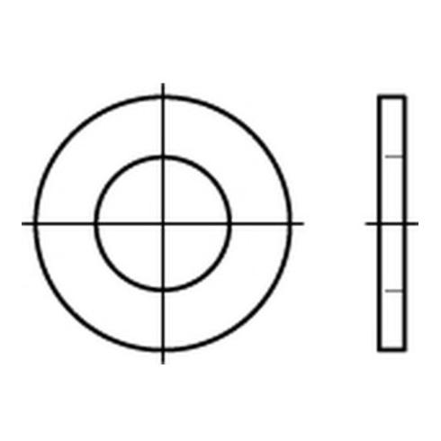 ISO 7091 Flache Scheibe Stahl 14mm ohne Fase