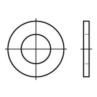 ISO 7091 Flache Scheiben Stahl 6 S