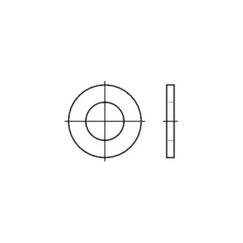 ISO 7091 Scheibe gestanzt, ST 10 HP