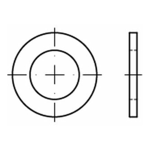 ISO 7092 Flache Scheibe Stahl 12mm (13x20x2 )