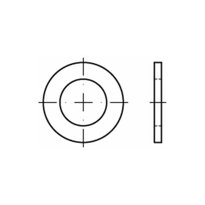 ISO 7092 Flache Scheiben Messing 12 Ms K