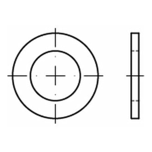 ISO 7092 Flache Scheiben Messing 4 Ms K