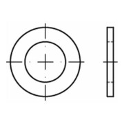 ISO 7092 Flache Scheiben Messing 4 Ms K