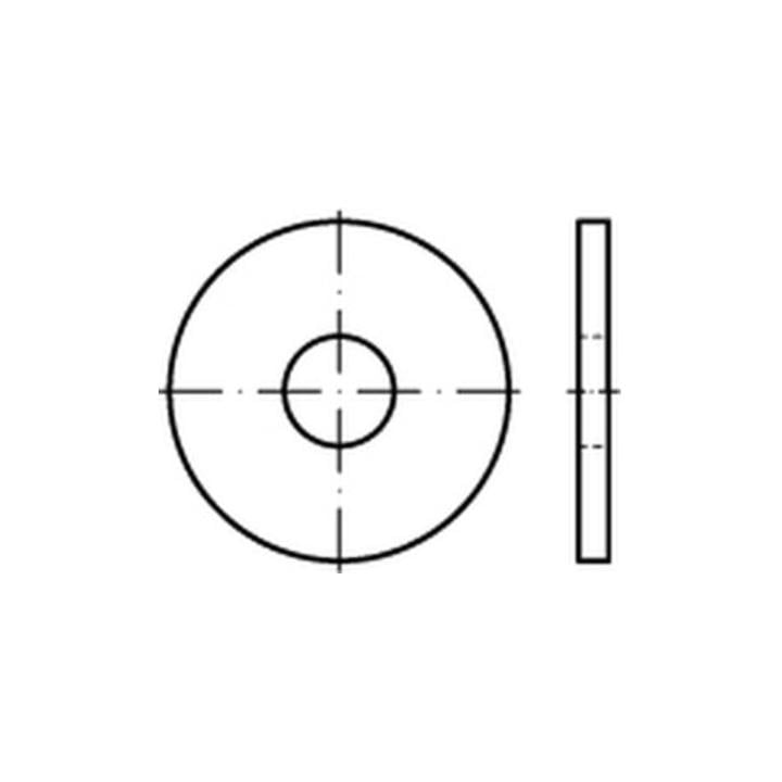ISO 7094 Unterlegscheibe Stahl 20