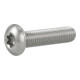 ISO 7380-1 Flachkopfschraube A 2 M 3 x 35 -T10 Vollgewinde A 2
