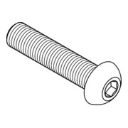 ISO 7380-1 Flachkopfschraube mit Innensechskant, Edelstahl A2 M4x10 HP-3