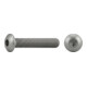 ISO 7380-1 Flachkopfschraube VG M6x50 Edelstahl A2 blank Innensechskant
