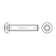 ISO 7380-1 Flachkopfschraube VG M6x50 Edelstahl A2 blank Innensechskant