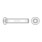 ISO 7380-1 Flachkopfschraube mit Innensechskant, Edelstahl, blank-2