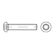 ISO 7380-1 Flachkopfschraube mit Innensechsrund, TX, Stahl 10.9, galvanisch verzinkt