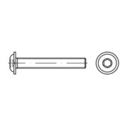ISO 7380-2 Flachkopf-Flanschschraube VG M6x35 Stahl 10.9 blank Innensechskant-3