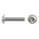 ISO 7380-2 Flachkopfschraube A 2 M 4 x 5 -T20 Vollgewinde A 2