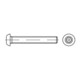 ISO 7380 Sicherheits-Flachkopfschraube mit Innensechskant mit Zapfen, Edelstahl A2-70, blank-1