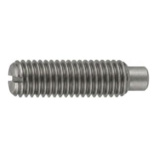 ISO 7435  Gewindestifte mit Schlitz & Zapfen 14 H M 3 x 8 S