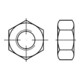 ISO 8673 Sechskantmutter ISO-Typ 1, FEIN-Gewinde, 6Au LH M10x1 HP 0-1