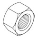 ISO 8673 Sechskantmutter ISO-Typ 1, FEIN-Gewinde, 8 galZn M10x1 HP-3